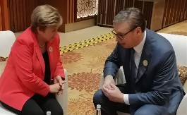 VUČIĆ SA DIREKTORKOM MMF-a Poseban fokus na energetici kao stubu razvoja