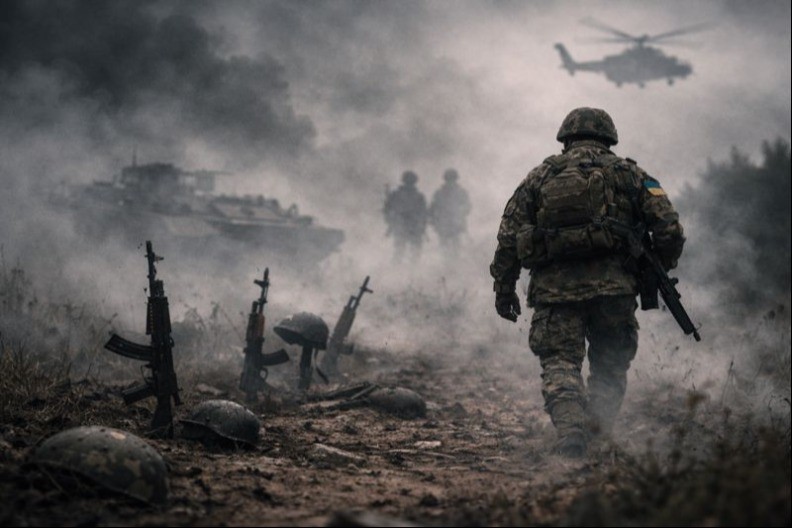 (UZNEMIRUJUĆE) DIREKTNA BORBA RUSKOG VOJNIKA I UKRAJINSKOG ROBOTA: Dron s infracrvenom kamerom otkriva položaj Rusa, a onda... (VIDEO)