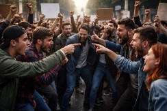 MASOVNA TUČA NA SASTANKU BLOKADERA Jeziv snimak nasilja u Mrčajevcima