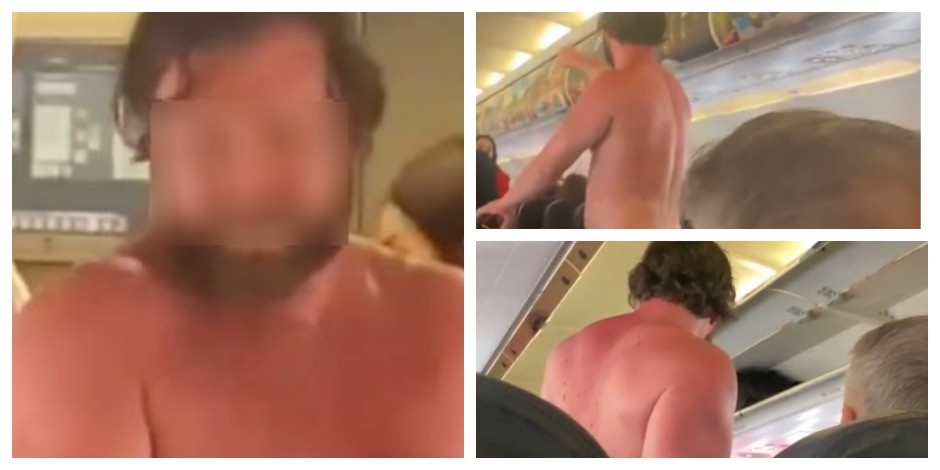 DRAMA U AVIONU: Putnik se skinuo, pa krenu ovo da traži! (VIDEO)
