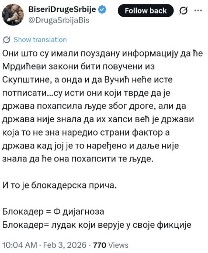 LAŽI BLOKADERA PADAJU "Tvrdili su da Mrdićevi zakoni neće biti usvojeni, i da ih Vučić neće potpisati"