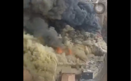 EKSPLOZIJA NA PIJACI, POJAVIO SE JEZIV SNIMAK! Dim se vidi iz svih delova grada! (VIDEO)