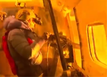 SNIMAK IZ AVIONA! Ukrajinci obaraju "Šahede" šestocevnim mitraljezom (VIDEO)