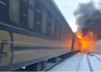 VOZ POČEO DA GORI USRED VOŽNJE: Drama kod Osijeka, putnici završili po putu 