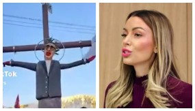 MINISTARKA MESAROVIĆ OSUDILA SKANDALOZAN TRANSPARENT SA LIKOM VUČIĆA U NIŠU: Za decu koja se rađaju – nećemo ustuknuti pred mržnjom!