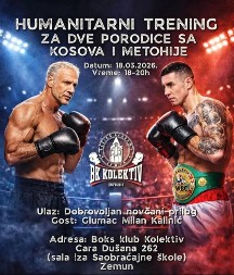 NEMA PREDAJE Bokser i glumac u ringu za pomoć kosmetskim porodicama