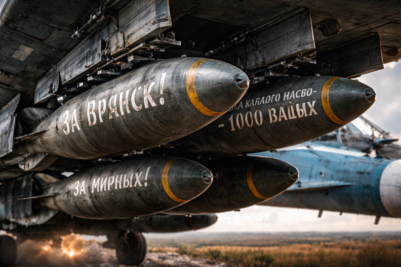 ODMAZDA ZA BRJANSK! Rusija bacila polutonske bombe sa porukom: „Za svakog našeg – 1.000 vaših“