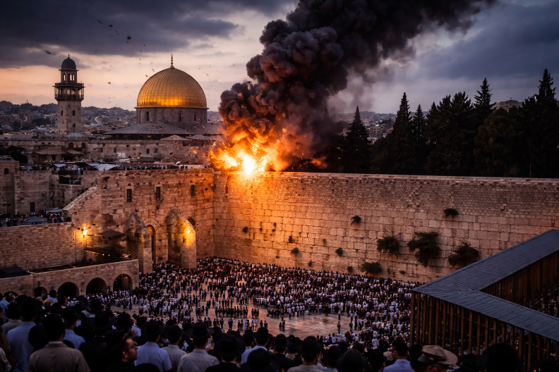 RAKETNI UDAR NA JERUSALIM! Projektil pao nadomak Zida plača i Starog grada (VIDEO)