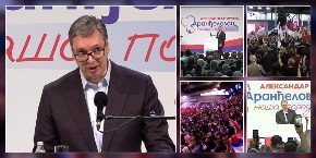 PREDSEDNIK VUČIĆ SE OBRAĆA GRAĐANIMA U ARANĐELOVCU Stari sud pretvorićemo u centar za mlade, uložićemo 2 miliona u staro zdanje!
