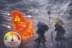 U OVIM DELOVIMA SRBIJE OLUJNI UDARI VETRA I DO 90 KM NA SAT! Košava pravi haos širom zemlje - OVDE POSEBNO LJUDI DA SE PAZE