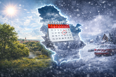 TOPLO, PA OŠTAR REZ! Ovo je datum kad se skroz menja VREME U SRBIJI! Biće snega i u nižim predelima