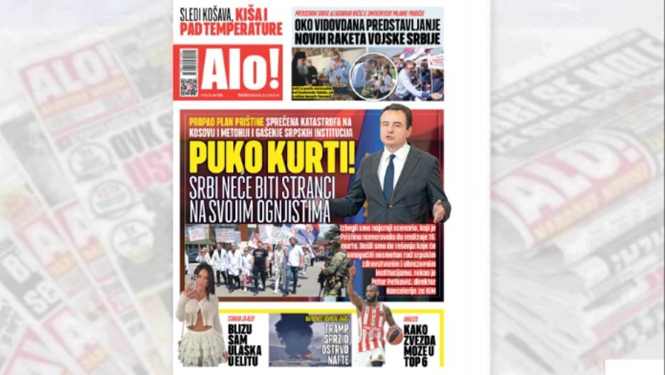  PUKO KURTI! Srbi neće biti stranci na svojim ognjištima 