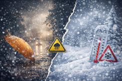 KIŠA U JEDNOM DELU SRBIJE, POZNATO I GDE ĆE DA MRZNE Baba Marta pokazuje zube, BIĆE I SNEGA