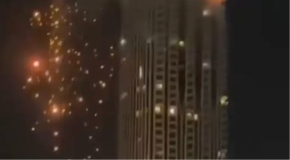 STRAVIČNA SCENA U DUBAIJU Dron udario u zgradu, ceo svet gleda ovaj snimak (VIDEO)