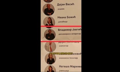 Blokader Vladimir Jevtić na vrhu studentske liste u Bajinoj Bašti: Zastupa stav da su Srbi ubijali Bošnjake, poznat po antisrpskim izjavama