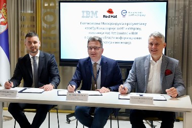 Potpisan Memorandum o saradnji Kancelarije za IT i eUpravu sa kompanijama IBM i Red Hat Limited (FOTO)