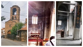 ZAPALJENA SRPSKA SVETINJA U PRIZRENU Bogorodica Ljeviška spaljena je pred očima sveta