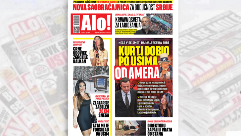 KURTI DOBIO PO UŠIMA OD AMERA! Neće više smeti da maltretira Srbe