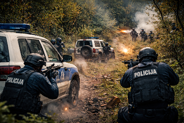 ALBANCI OTVORILI VATRU NA POLICIJU SRBIJE! Pucnjava u Kopnenoj zoni bezbednosti