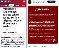 HAOS MEĐU BLOKADERIMA: Optužili Novu S za laži i obmanu javnosti