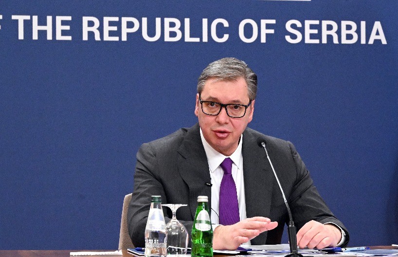 "IMAMO ORUĐA KOJA MOGU DA SKIDAJU DRONOVE I UNIŠTE SVE NA PUTU DO TAMO" Vučić: Nastavićemo da pojačano obezbeđujemo kompresorsku stanicu u Žabarima
