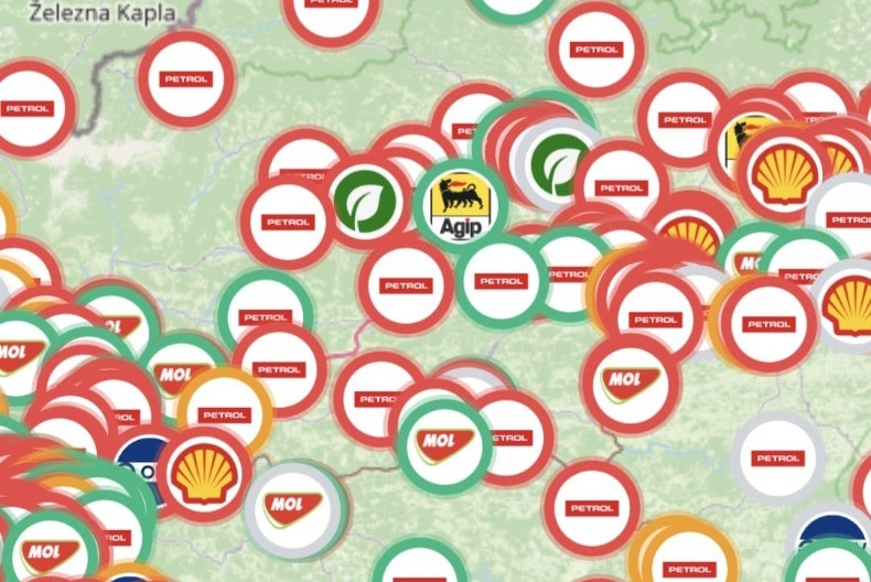 CRVENI SE MAPA SLOVENIJE Goriva više nema nego što ima, Srbija NEMA tih problema!