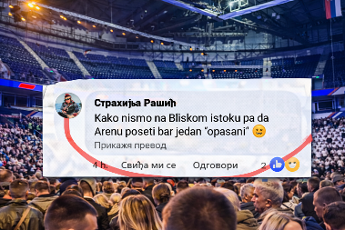 ZLO BLOKADERSKO ŽEDNO SRPSKE KRVI Blokader iz Sombora molio Boga da teroristi dođu u Arenu i ubiju predsednika Vučića