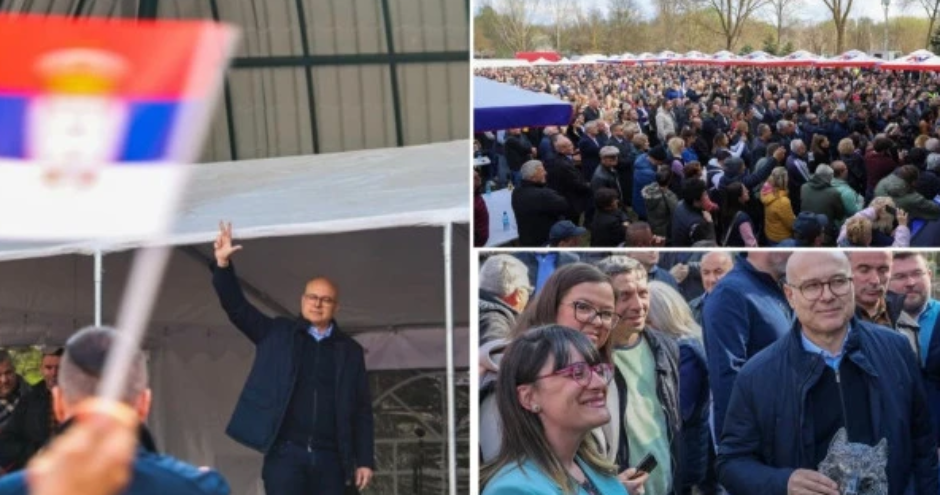 "NE DAMO VOJVODINU DINKU GRUHONJIĆU I BOJANU PAJTIĆU, JER JE TO OBAVEZA PREMA SVETOZARU MILETIĆU" Snažna poruka lidera SNS Vučevića iz Crvenke