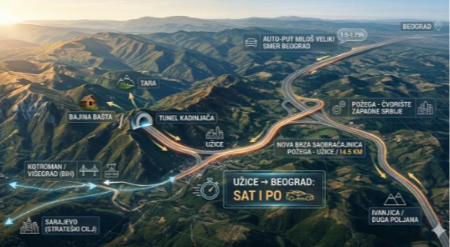 OD UŽICA DO BEOGRADA ZA SAT I PO! Ovo je kraj mučenja na magistrali, evo kuda će ići nova trasa