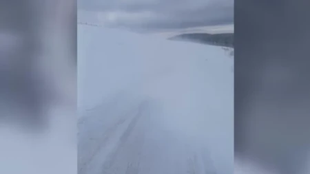 SNEŽNI HAOS U HRVATSKOJ! Autobus se zabio u stenu!