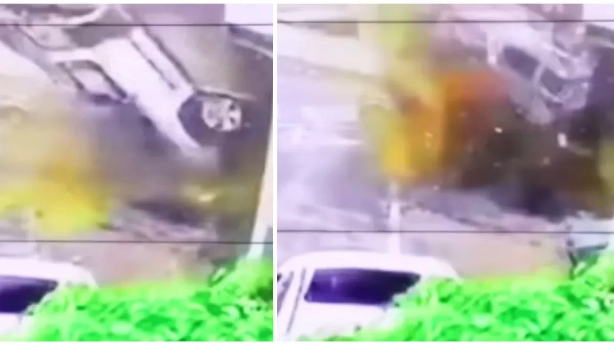 SNIMLJEN NAPAD NA IZRAEL! Pogođen auto, odleteo je u vazduh! (VIDEO)