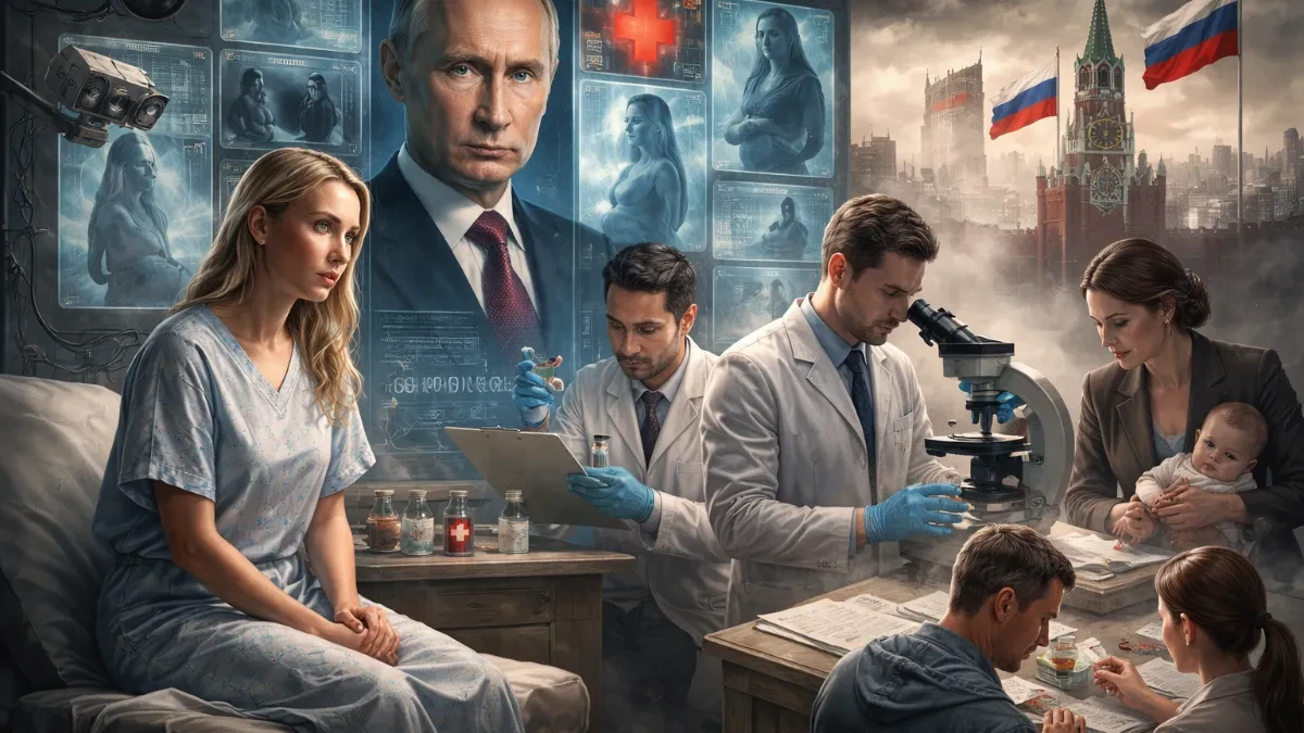 PUTIN KREĆE U KONTROLU RAĐANJA?! Provere sperme, praćenje trudnoća i pritisak na žene šokirali svet