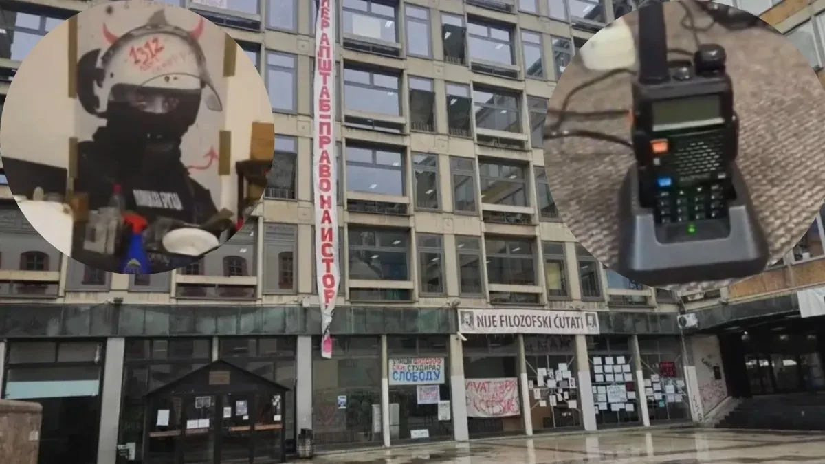 SNIMAK SVE OTKRIO: Blokaderi Filozofski fakultet pretvorili u terorističku bazu (VIDEO)