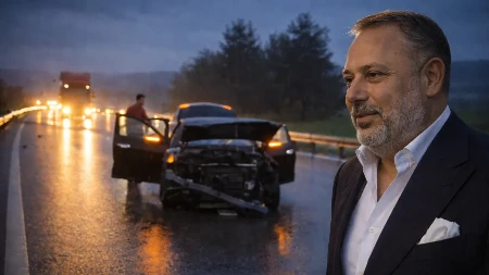 BRANKO BABIĆ IMAO TEŽAK UDES NA AUTO-PUTU! Prvi snimak nesreće, krv na sedištu... (VIDEO)