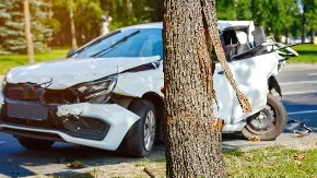 MALOLETNIK UZEO AUTOMOBIL OD OCA I ZAKUCAO SE U DRVO Lekari mu se bore za život, detalji stravične nesreće