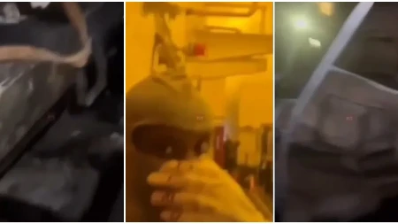 GAREŽ NA SVE STRANE: Ponos američke mornarice pretrpeo ozbiljna oštećenja, objavljen snimak iz unutrašnjosti! (VIDEO)