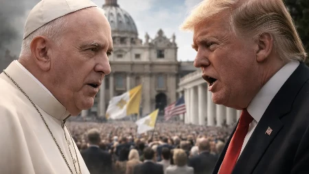 VATIKAN U RATU SA TRAMPOM! Papa grmi: „Bog odbacuje molitve onih čije su ruke pune krvi!“ – Bela kuća uzvraća bez zadrške
