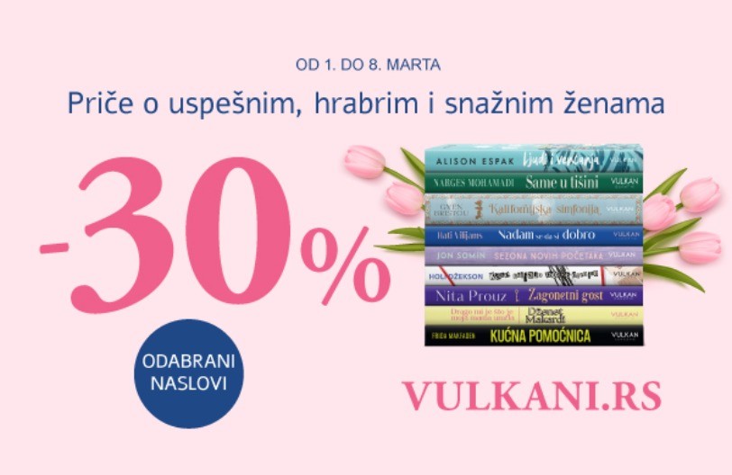 Za 8. mart uz specijalan popust: Savremeni naslovi koje će voleti sve žene!
