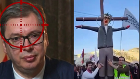 BLOKADERI SU OTVORILI SEZONU LOVA NA VUČIĆA! "Psihički labilna osoba može dobiti podstrek da pokuša da ubije predsednika"