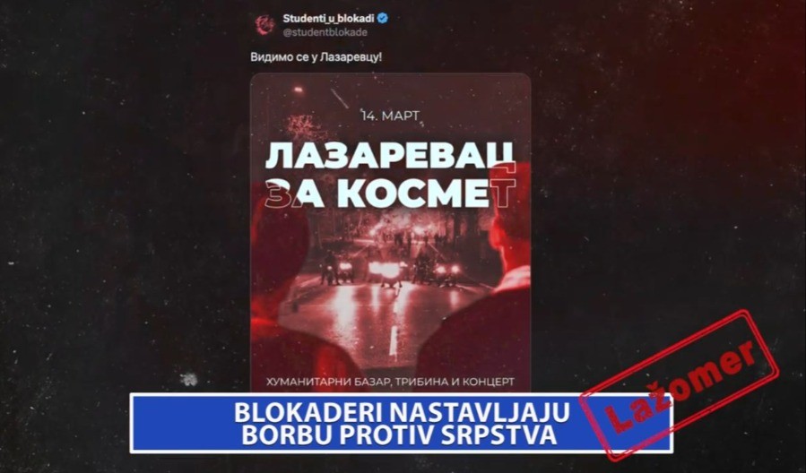 BLOKADERI NASTAVLJAJU BORBU PROTIV SRPSTVA (VIDEO)