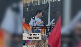 KOLEKTIVNI TRANS SA GEJ I PALESTINSKIM ZASTAVAMA Pogledajte kakvu politiku nude blokaderi (VIDEO)