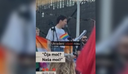 KOLEKTIVNI TRANS SA GEJ I PALESTINSKIM ZASTAVAMA Pogledajte kakvu politiku nude blokaderi (VIDEO)