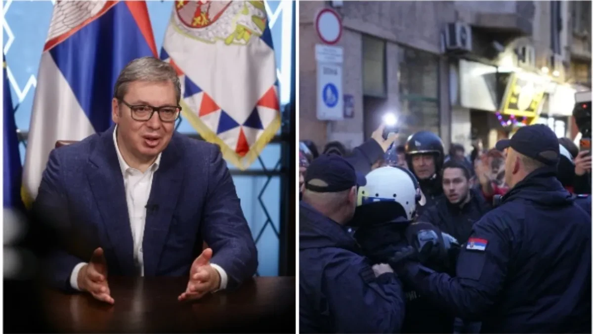 BLOKADERI DIVLJAČKI NAPADALI POLICIJU Vučić se obratio građanima i poslao ove tri poruke