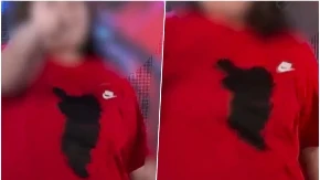 BRUKA NA JAVNOM SERVISU! Devojčica sa simbolom "Velike Albanije" peva SRAMNU pesmu pred svima (VIDEO)