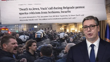 BRUKA BLOKADERA KOJA JE ZGROZILA SVET! „Smrt Jevrejima i Vučiću“ – skandiranje sa protesta izazvalo MEĐUNARODNI SKANDAL