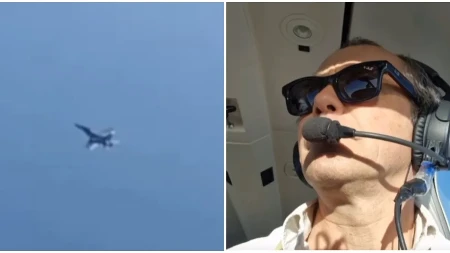 DRAMA IZNAD ARAPSKOG MORA! Opasan susret američkog lovca i malog aviona: "Identifikujte se!"