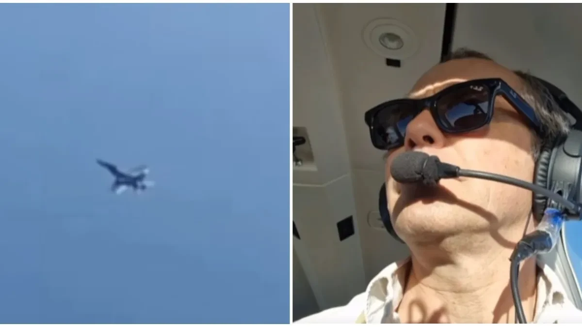 DRAMA IZNAD ARAPSKOG MORA! Opasan susret američkog lovca i malog aviona: "Identifikujte se!"