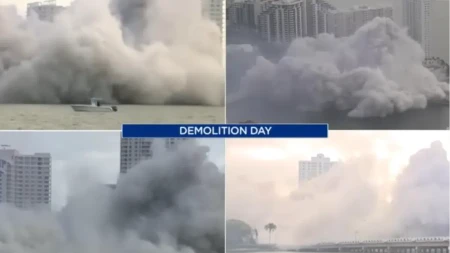 EKSPLODIRAO LUKSUZNI HOTEL ZA 20 SEKUNDI! Nestao u trenu, stravičan snimak iz Majamija (VIDEO)