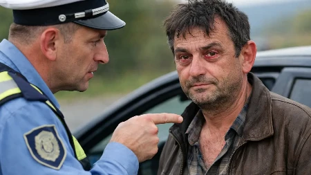 VIC DANA Zaustavio saobraćajac Muju na sred puta...