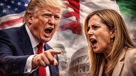 TRAMP UDARIO NA MELONI: “Više nisi ista!” Italiji zapretio zbog Irana – savez puca!